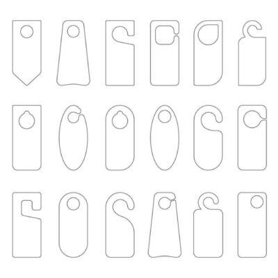 Door Knob Paper Hang Tag