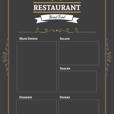 Menu Card 1