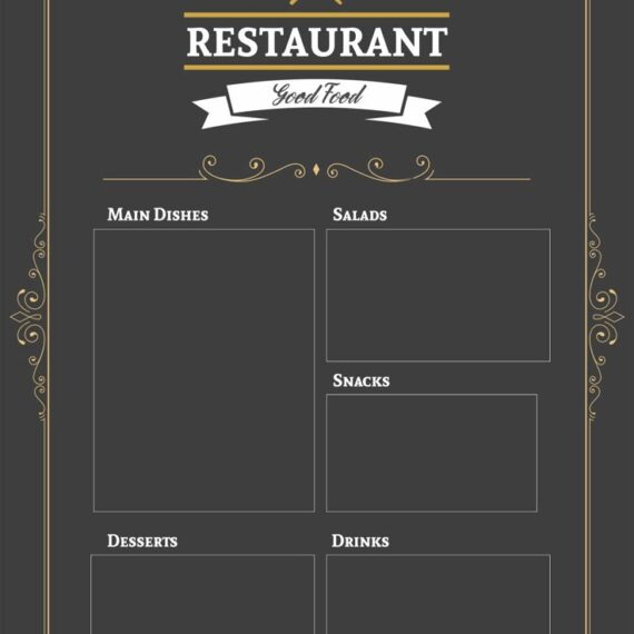 Menu Card 1